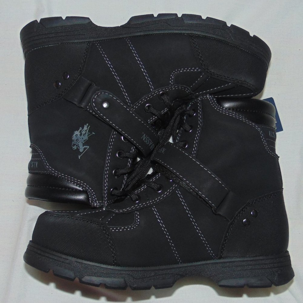 NEW U.S. Polo Assn. Connor Duck Boots Youth Boys
